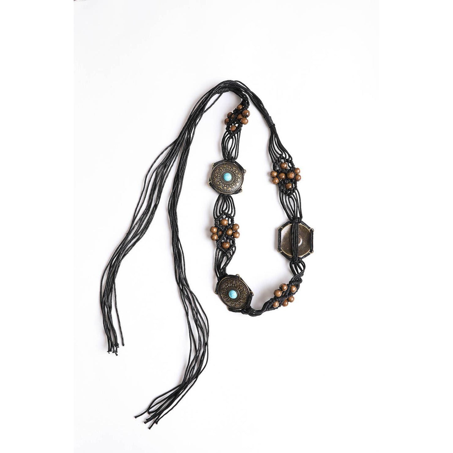 Medallion Macrame Belt