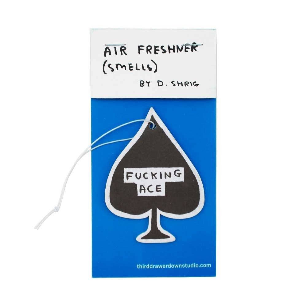 F**King Ace Air Freshener X David Shrigley