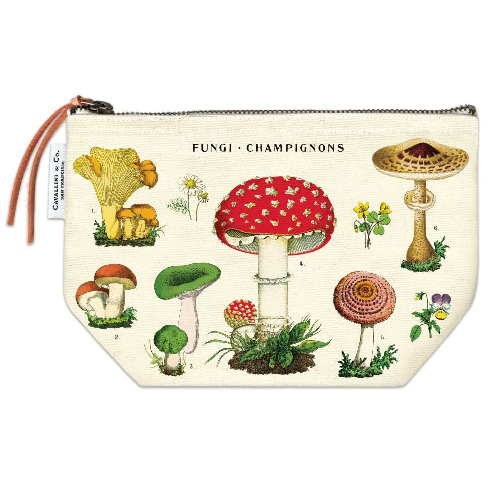 Vintage Pouch - Mushrooms