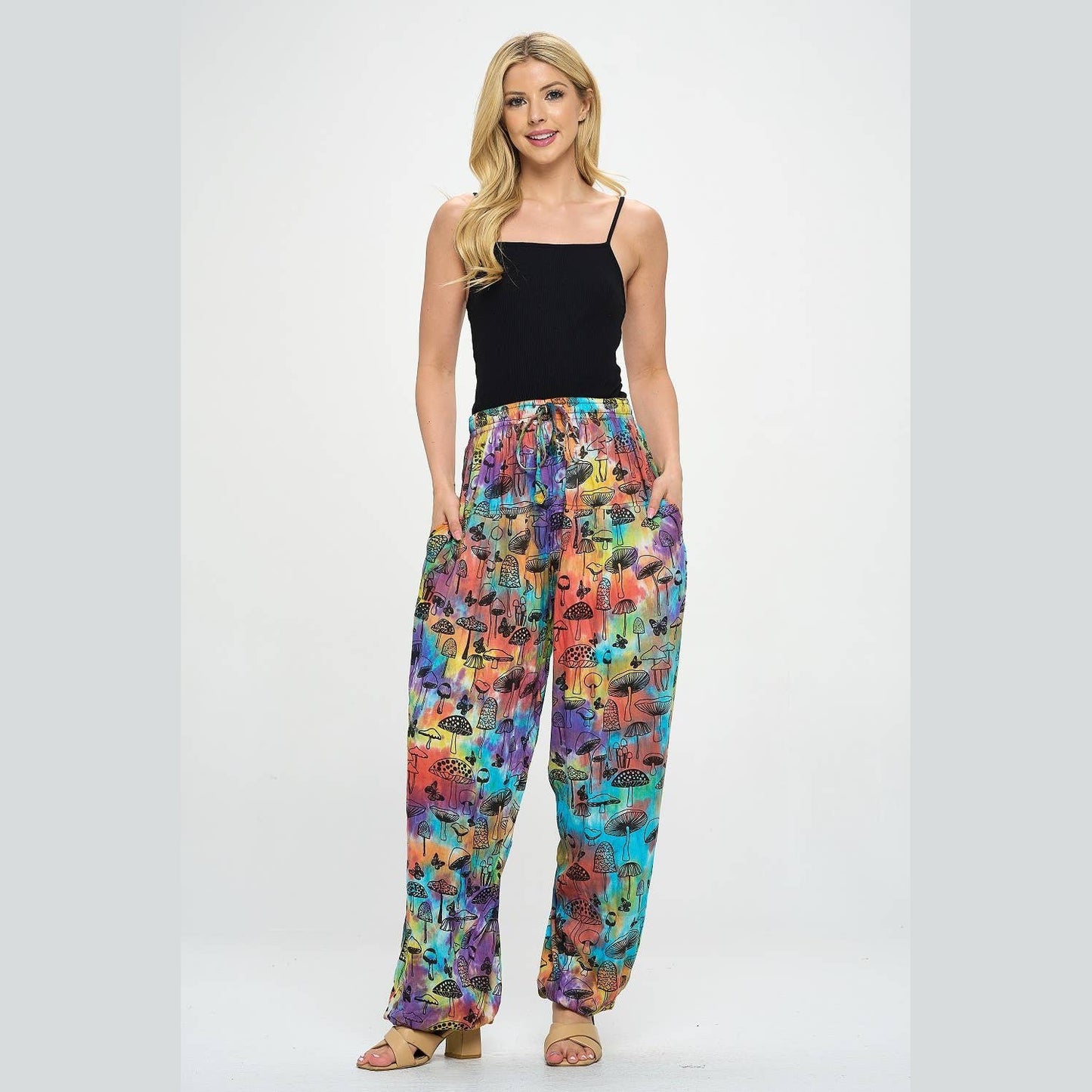 Tie-dye Mushroom Pants