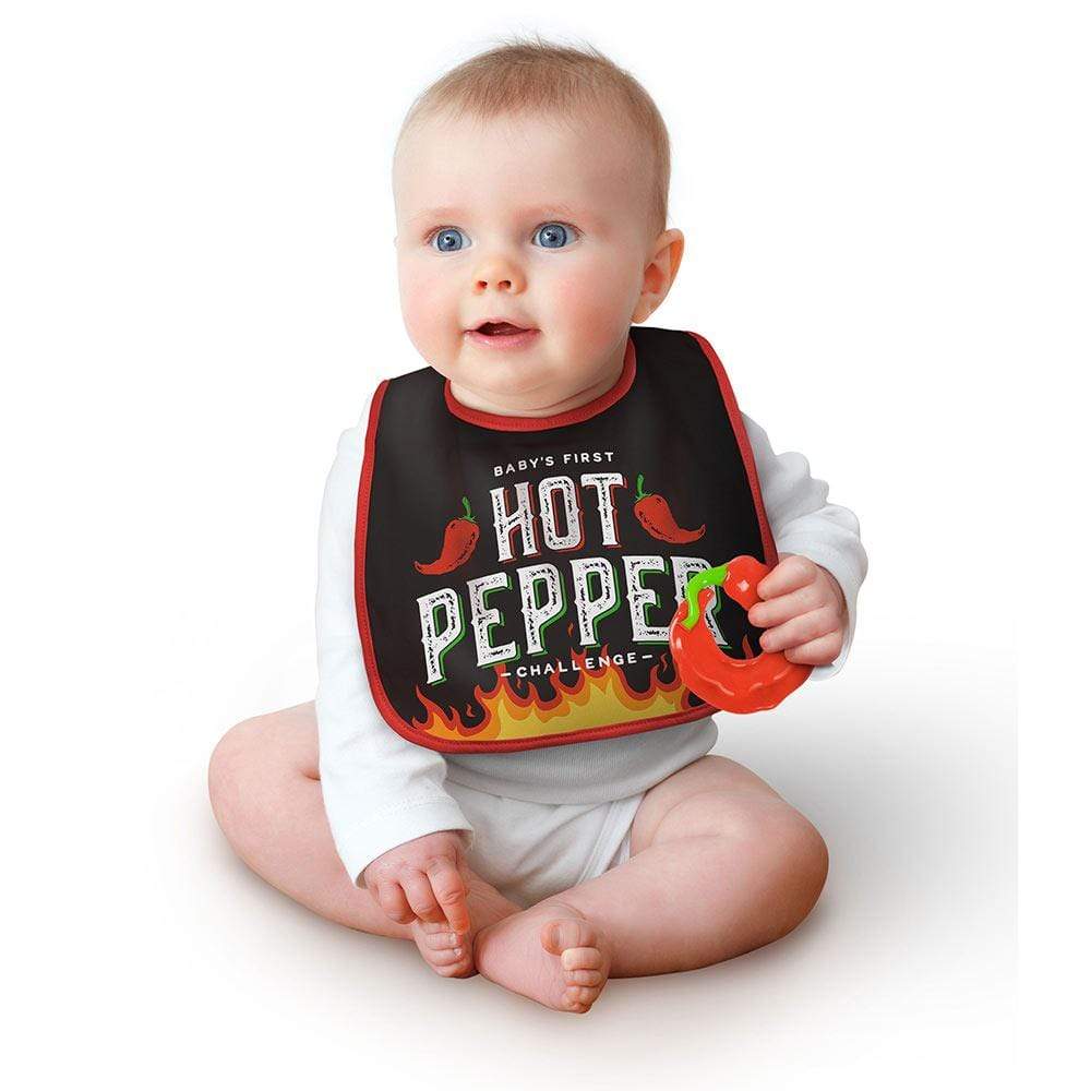 Hot Pepper Bib and Teether Set