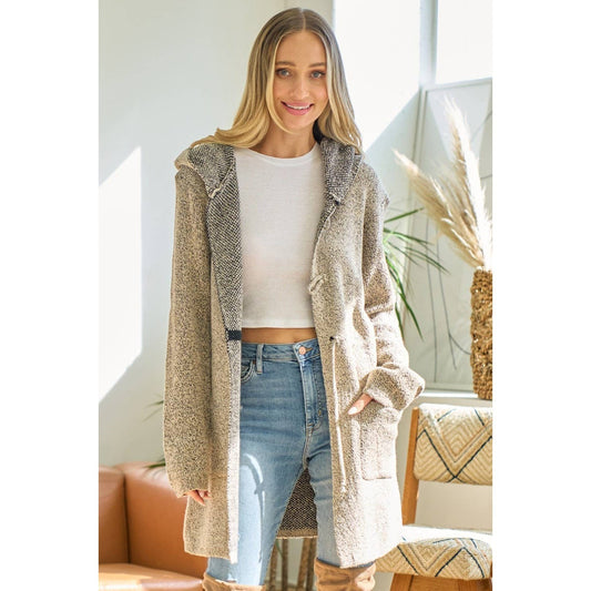 Marled Long Sleeve Cardigan