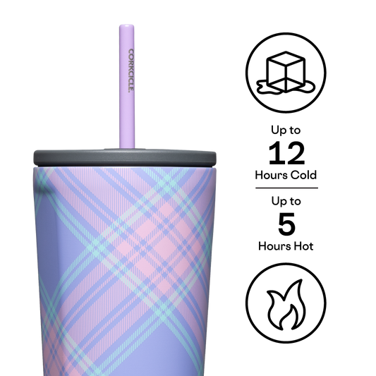 Cold Cup - 24oz Springtime Plaid