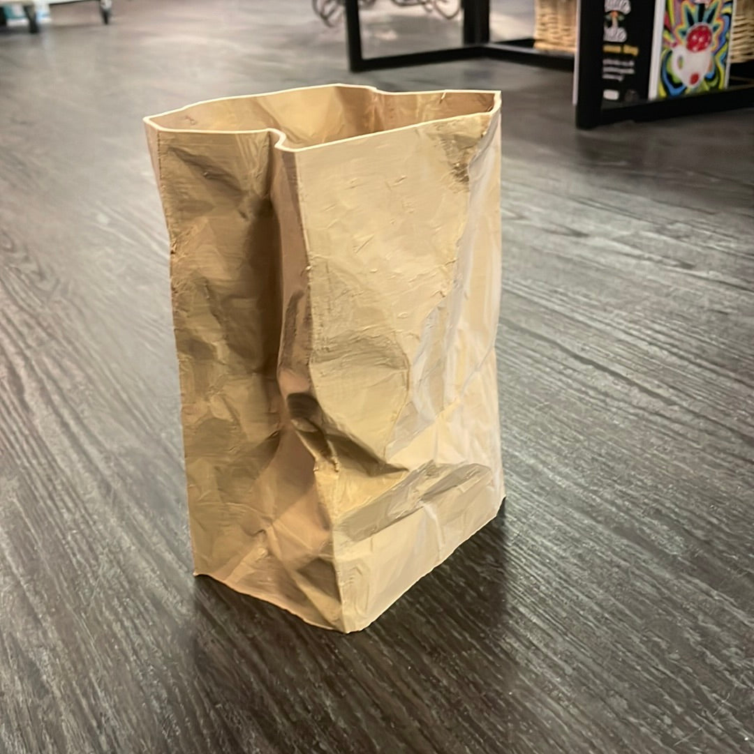 3D Printed Crumpled Bag Vase