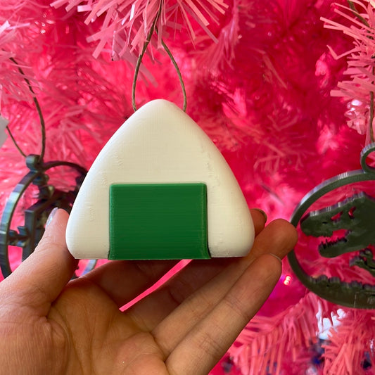 3D Printed Kawaii Onigiri Ornament