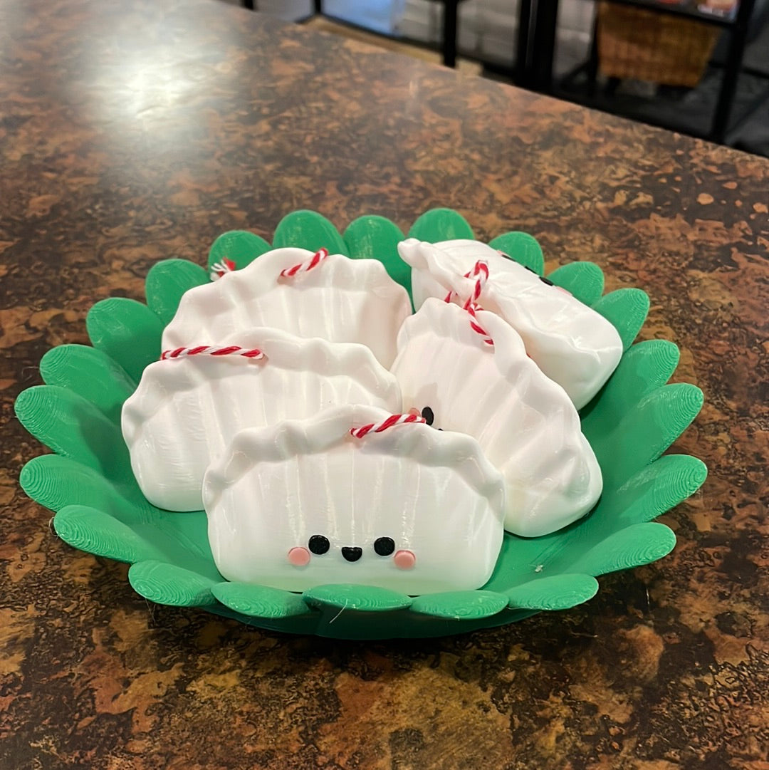 3D Printed Kawaii Dumpling Ornament
