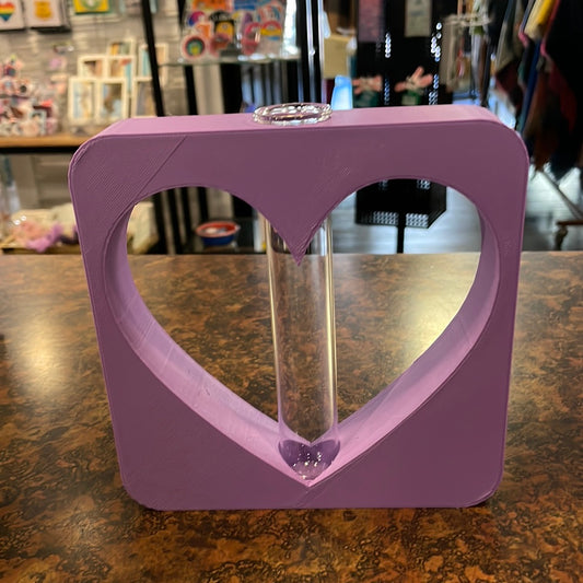 3D Printed Heart Tube Holder V2