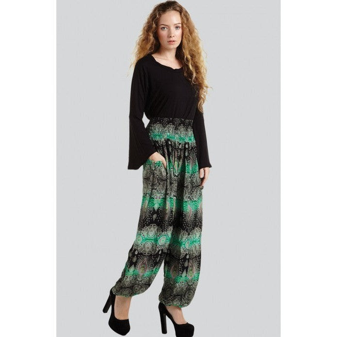 High Waisted Harem Pant - The Feral Market