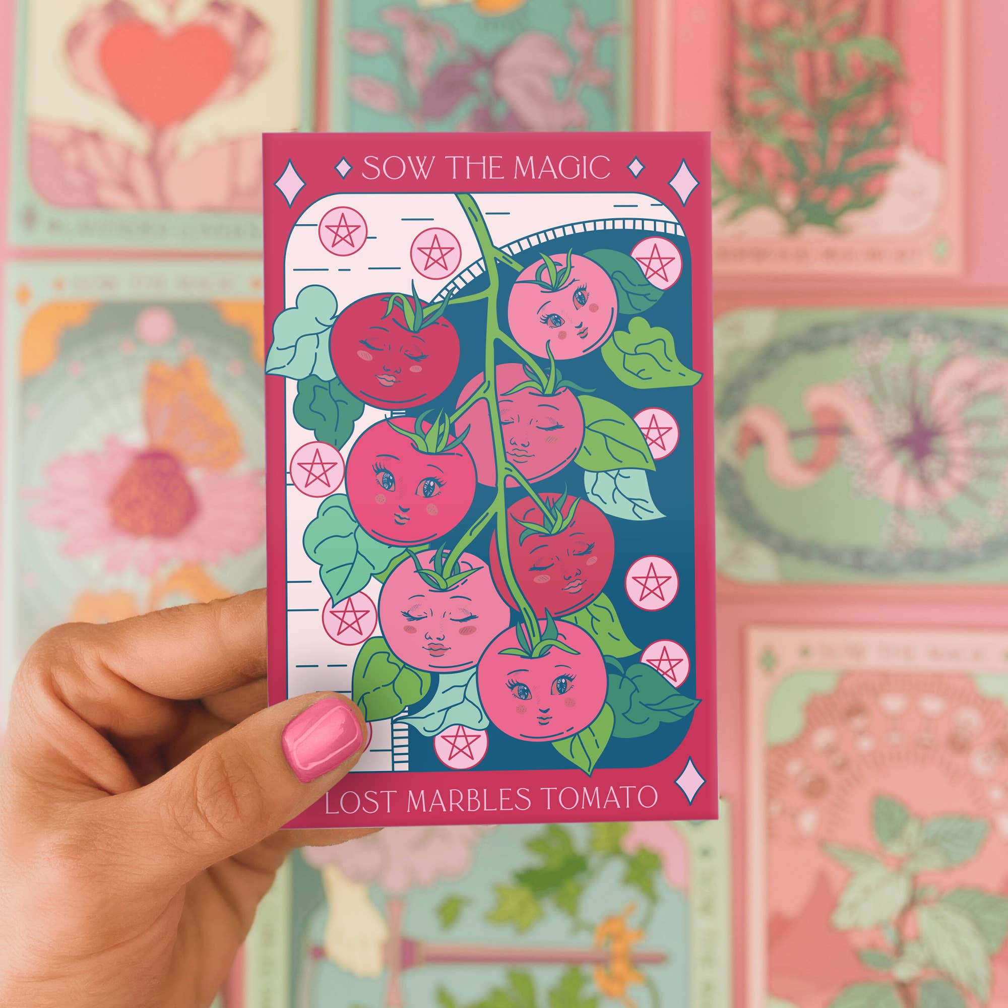 Lost Marbles Tomato Tarot Garden + Gift Seed Pacaket - Thumbnail 3