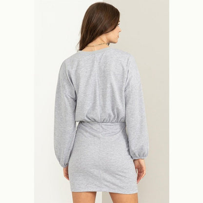 Long Sleeve French Terry Dress