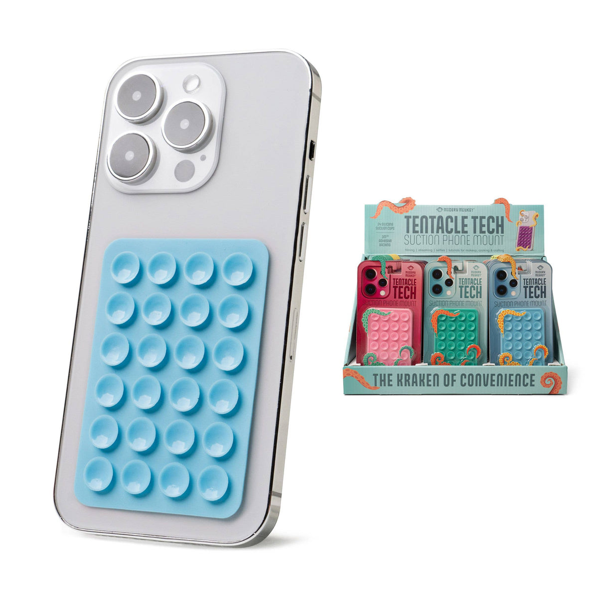 Modern Monkey Tentacle Tech Suction Phone Mount - The Feral Market