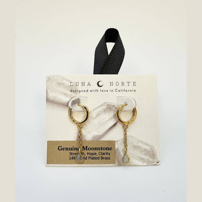 Misty Huggie Hoop Earring