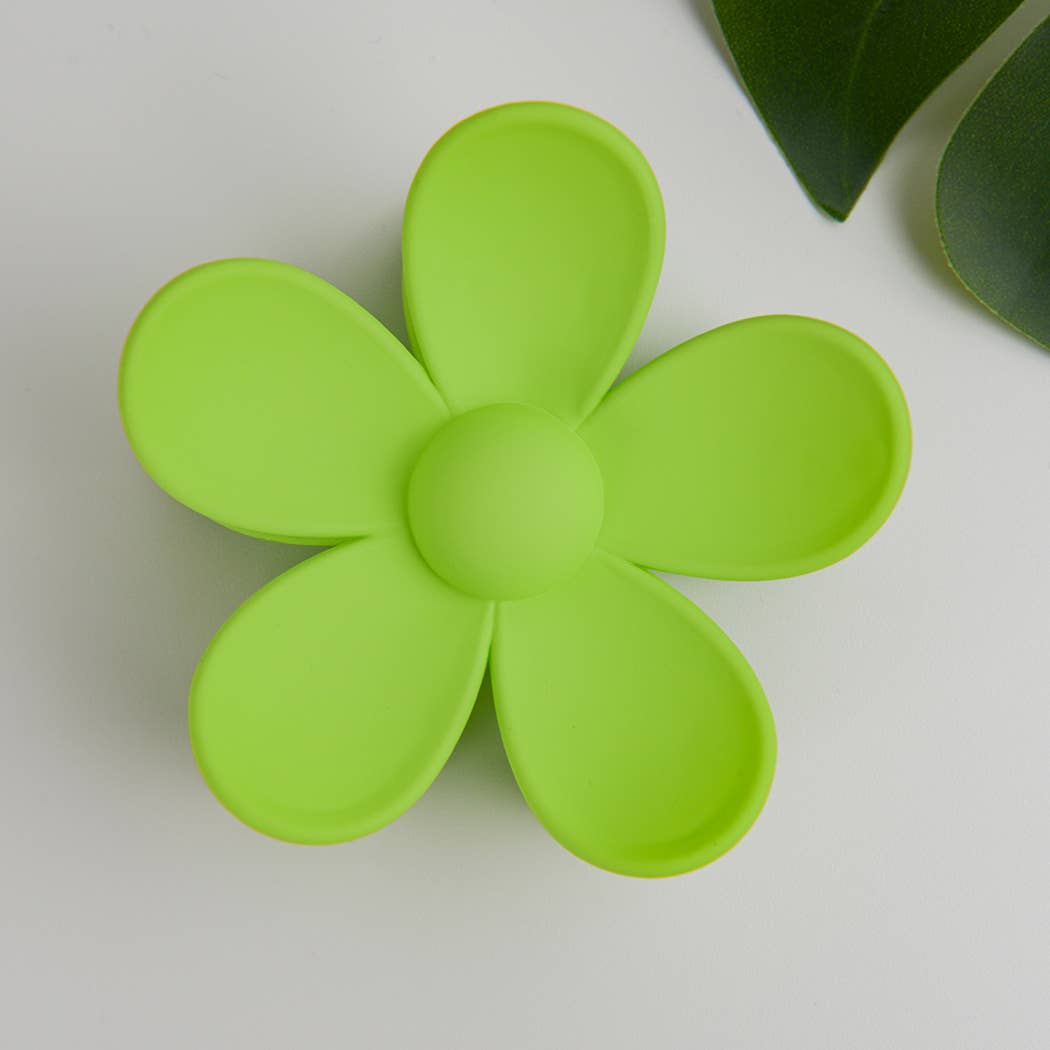 2.75''Medium Solid Color Matte Daisy Claw Clip
