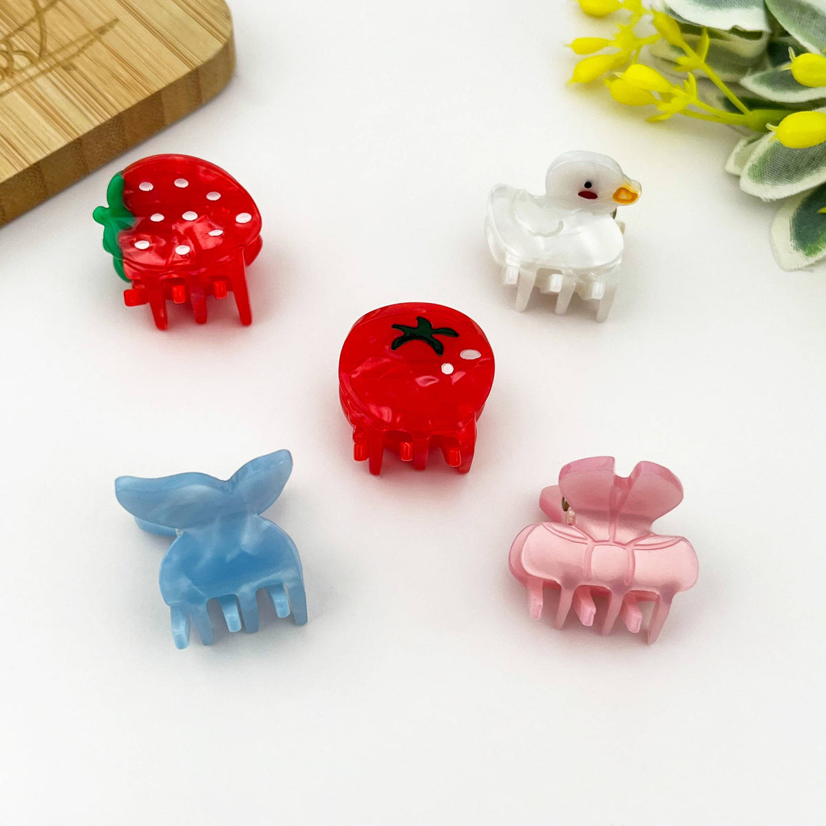0.8'' Mini Cute Fruit Hair Claw Clip - The Feral Market