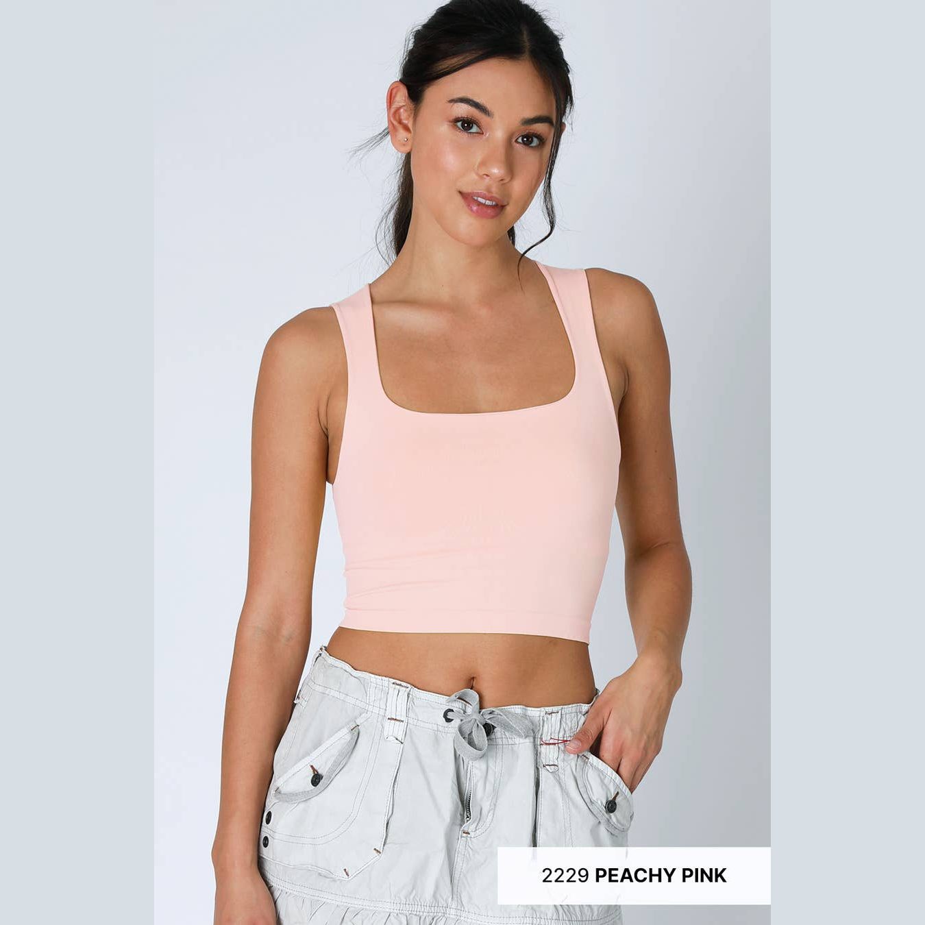 Clean Line Square Neck Top