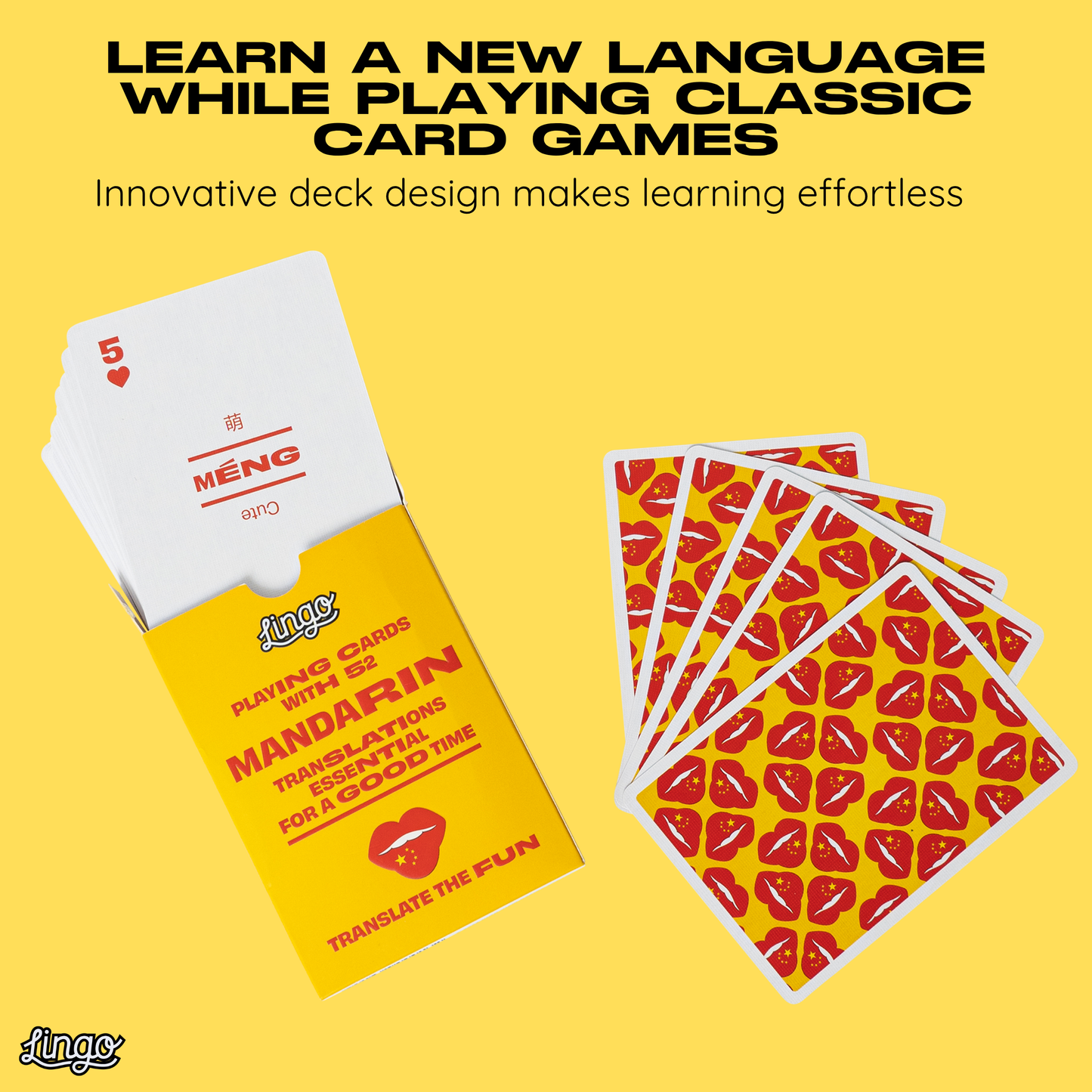 Mandarin Travel Playing Cards