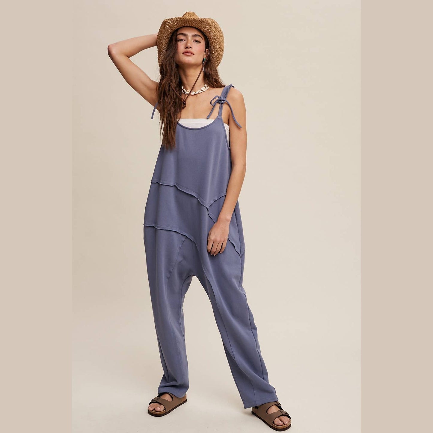 Asymmetrical Layered Jumpsuit