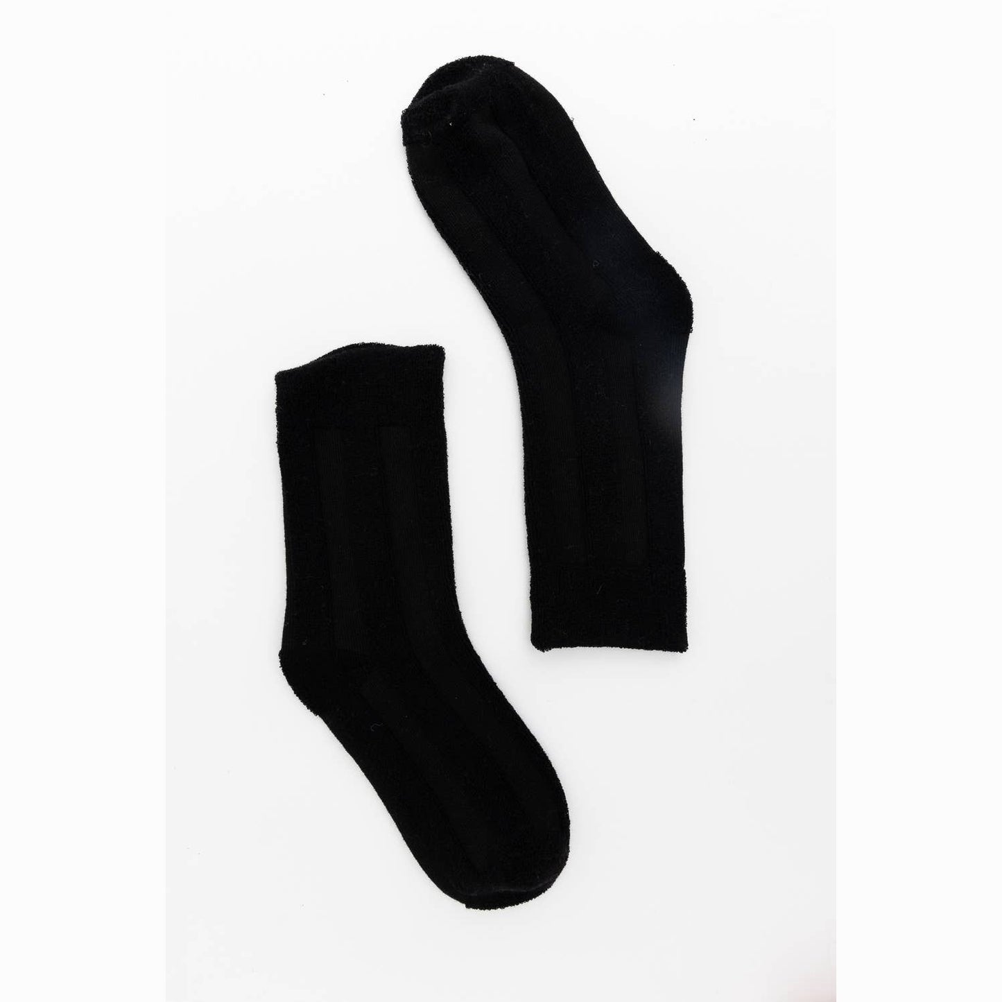 Cushioned Comfort: Women’s Cotton Terry Crew Socks