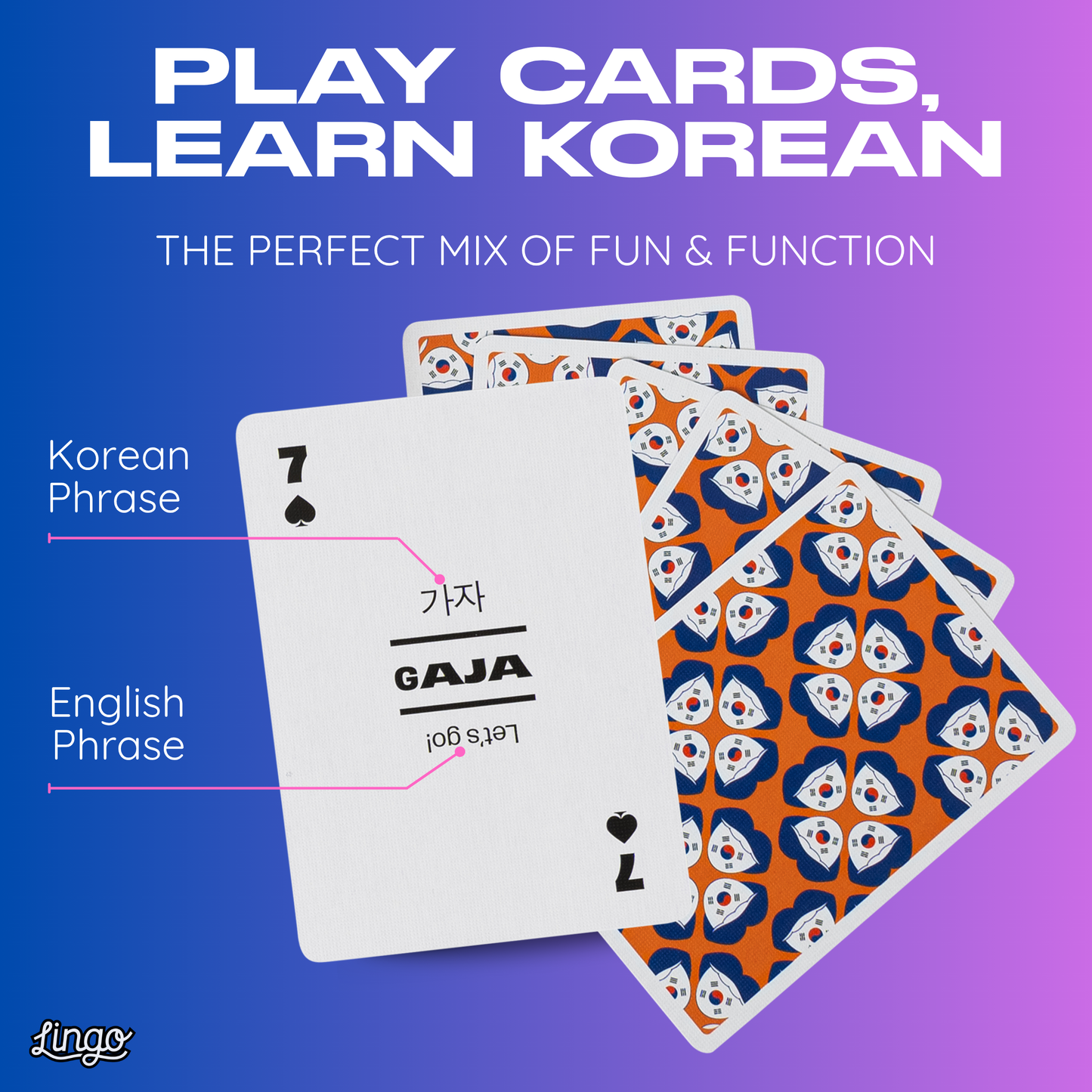 Korean Lingo Playing Cards