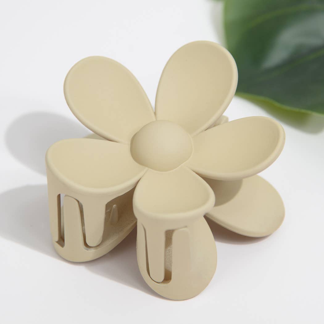 2.75''Medium Solid Color Matte Daisy Claw Clip