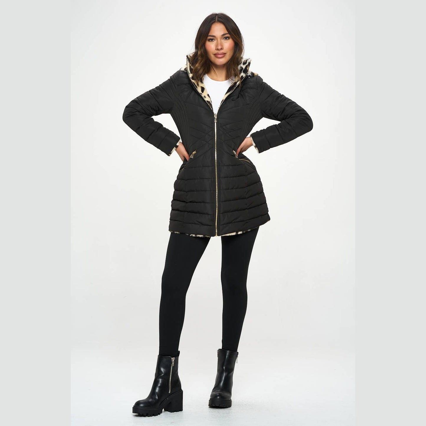 Wild Reversible Vegan Luxe Puffer