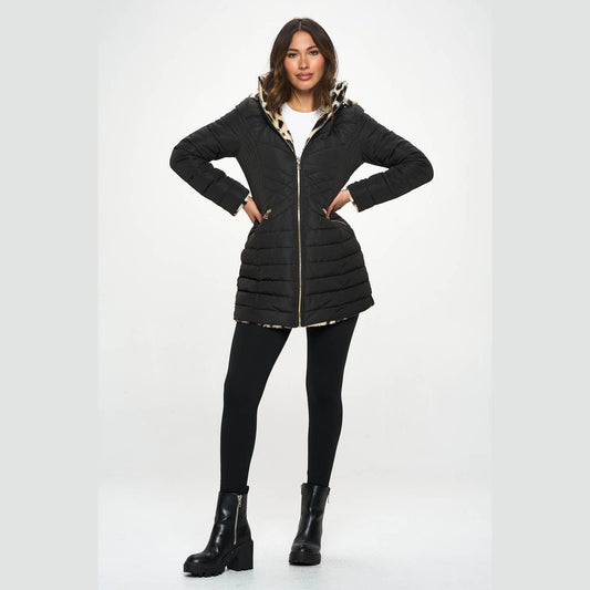 Wild Reversible Vegan Luxe Puffer