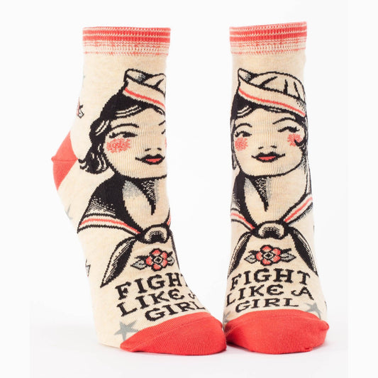 Fight Like a Girl Women's Ankle Socks