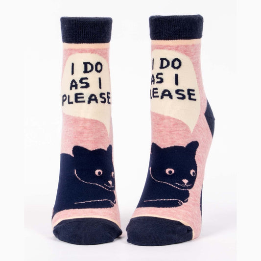 I Do As I Please Ankle Socks