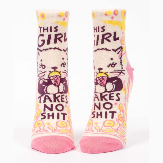 Girl Takes No Shit Ankle Socks - The Feral Market