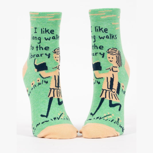 Long Walks Library Ankle Socks - The Feral Market