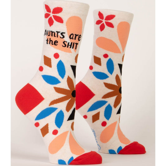 Aunts Are The Shit Crew Socks