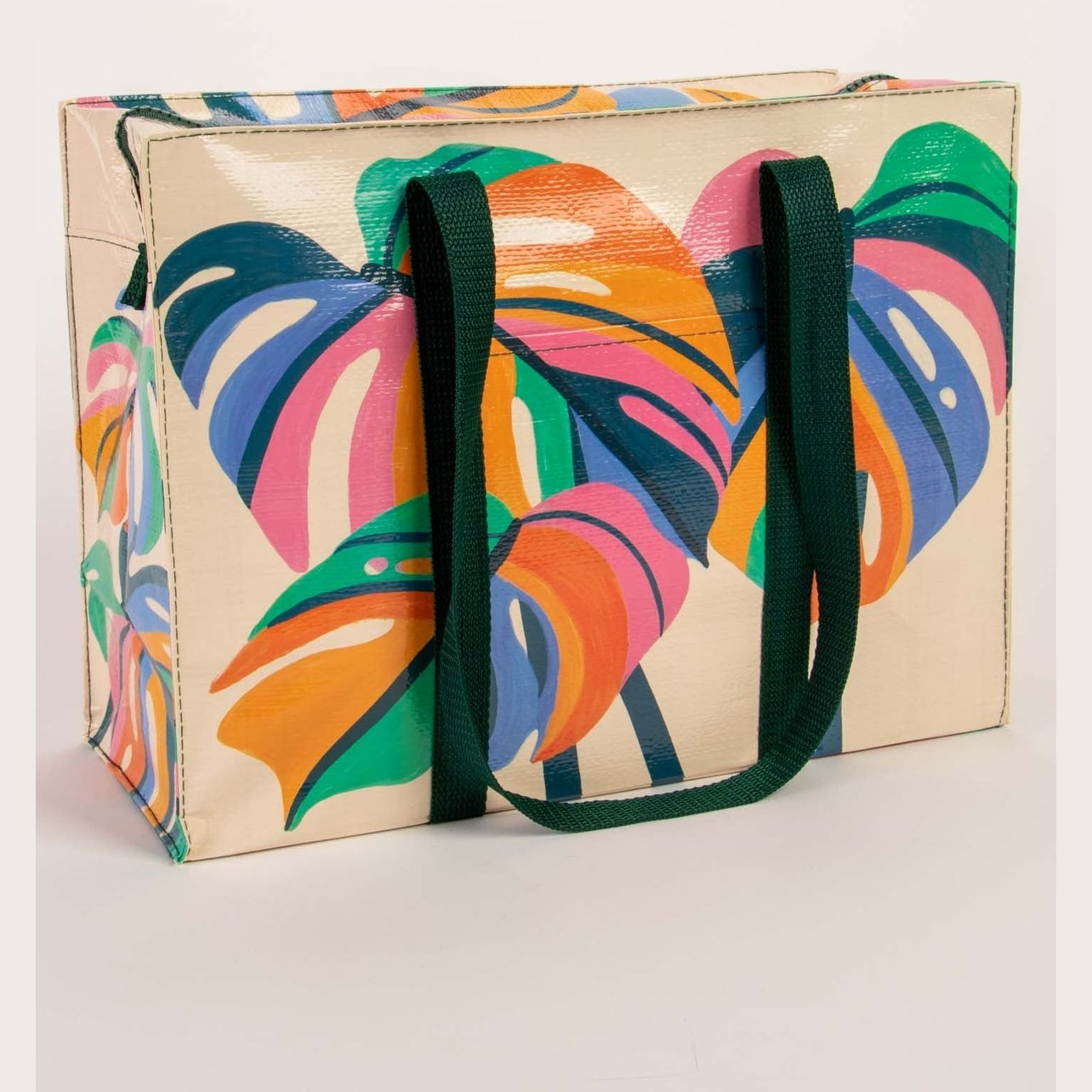 Monstera Leaf Shoulder Tote