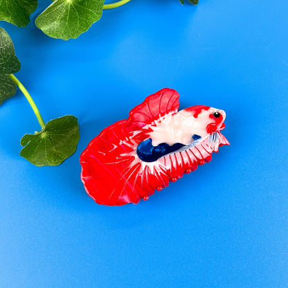 Medium Betta Fish Hair Claw,Ocean Series Hair Clip