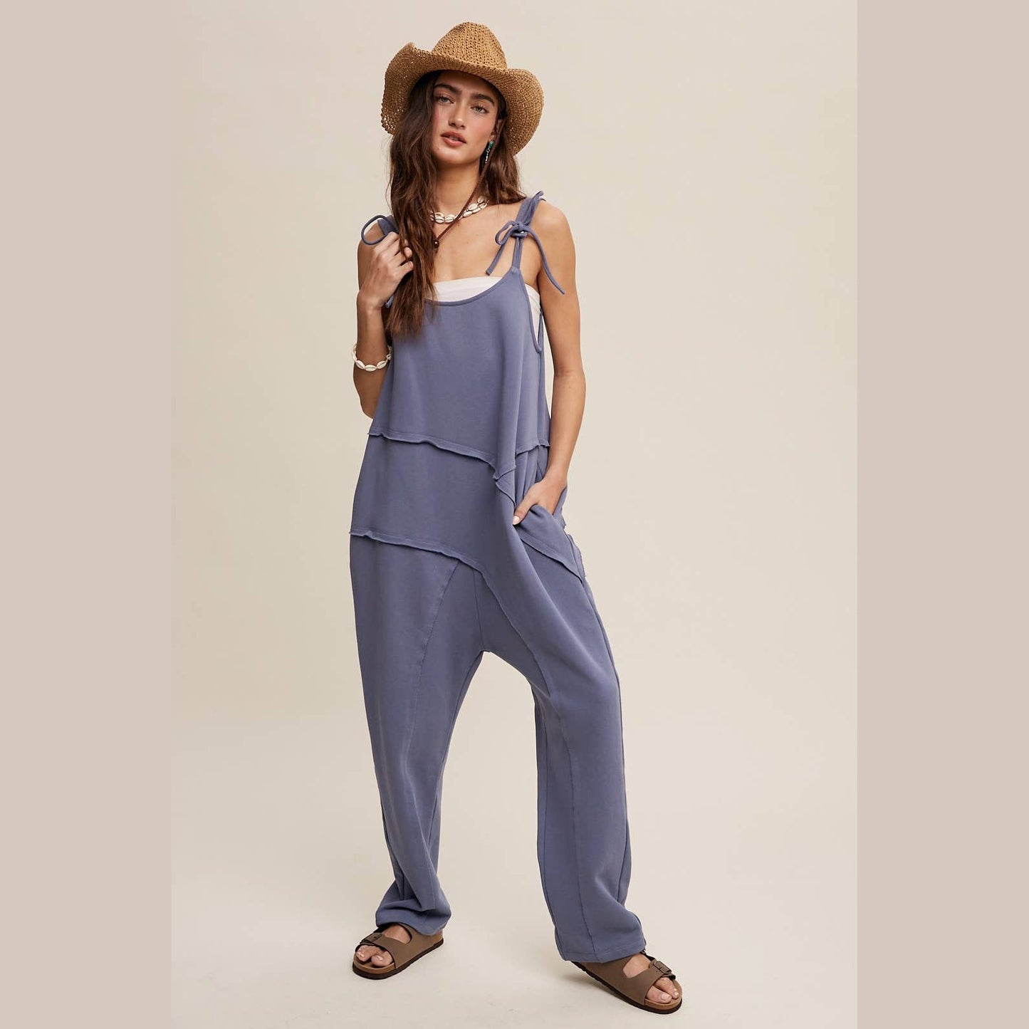 Asymmetrical Layered Jumpsuit