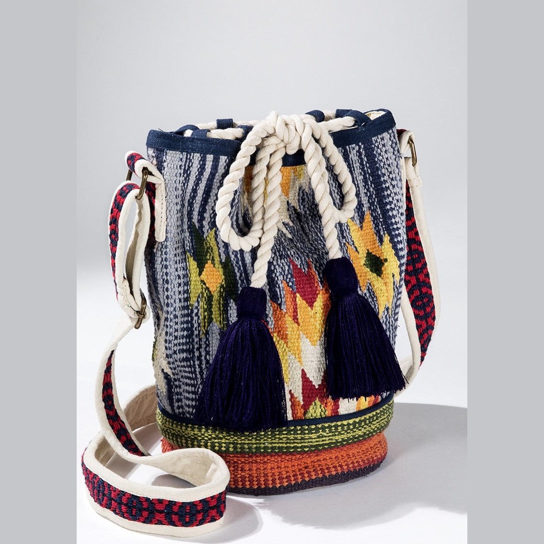 Denim Handmade Boho Chic Bucket Bag