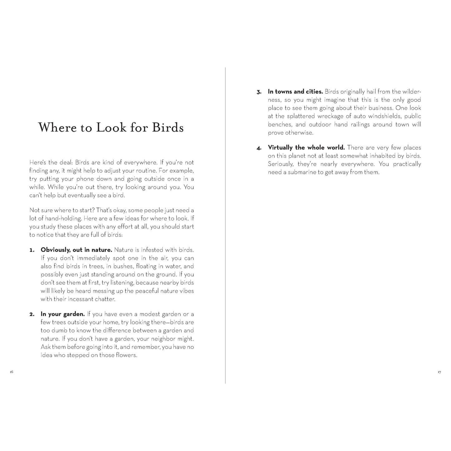 Dumb Birds Field Guide to the Worst Birds Ever