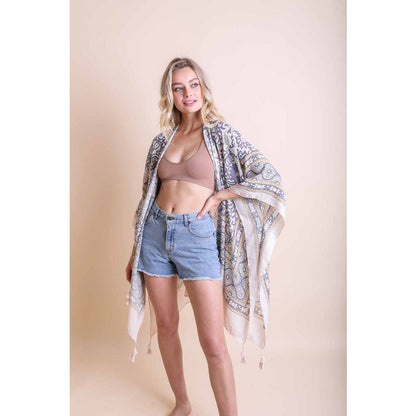 Touch of Morroco Tapestry Tassel Kimono