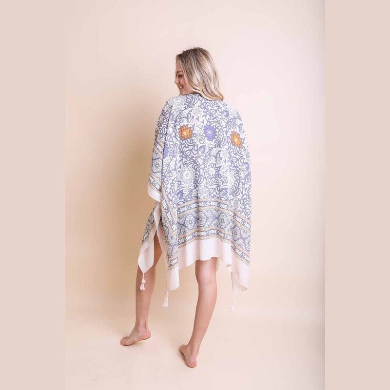 Touch of Morroco Tapestry Tassel Kimono