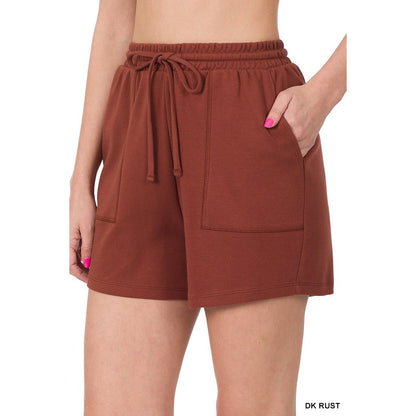 Cotton Drawstring Shorts