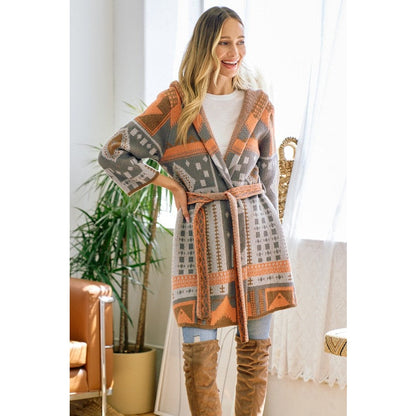 Isabella Aztec Cardigan Sweater