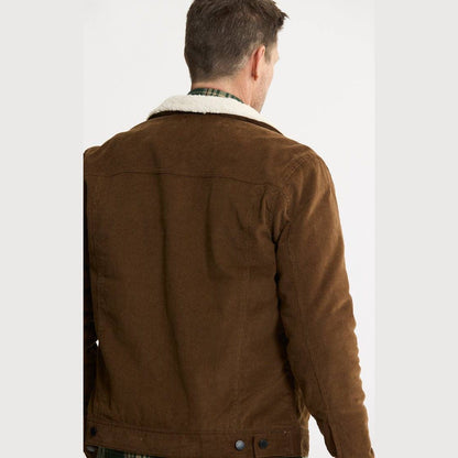 Sherpa Lined Corduroy Trucker Jacket - The Feral Market