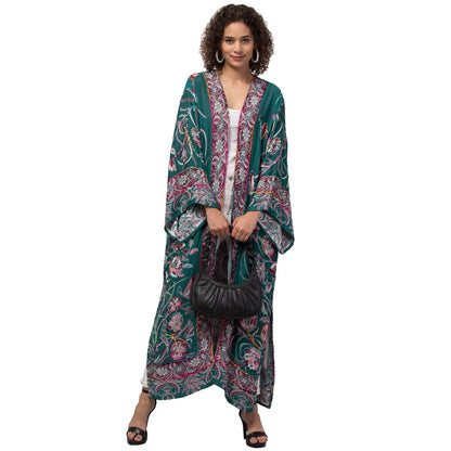 Ocean Winds Thick Stitch Kimono Jacket