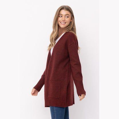 Cielo Open Front Mossy Cardigan