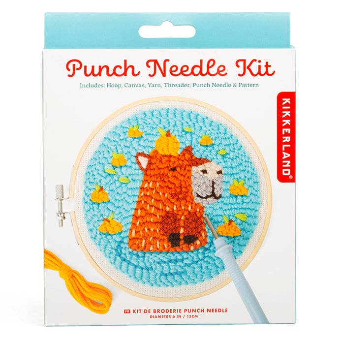 Capybara Punch Needle - The Feral Market