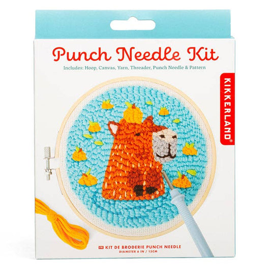 Capybara Punch Needle - The Feral Market