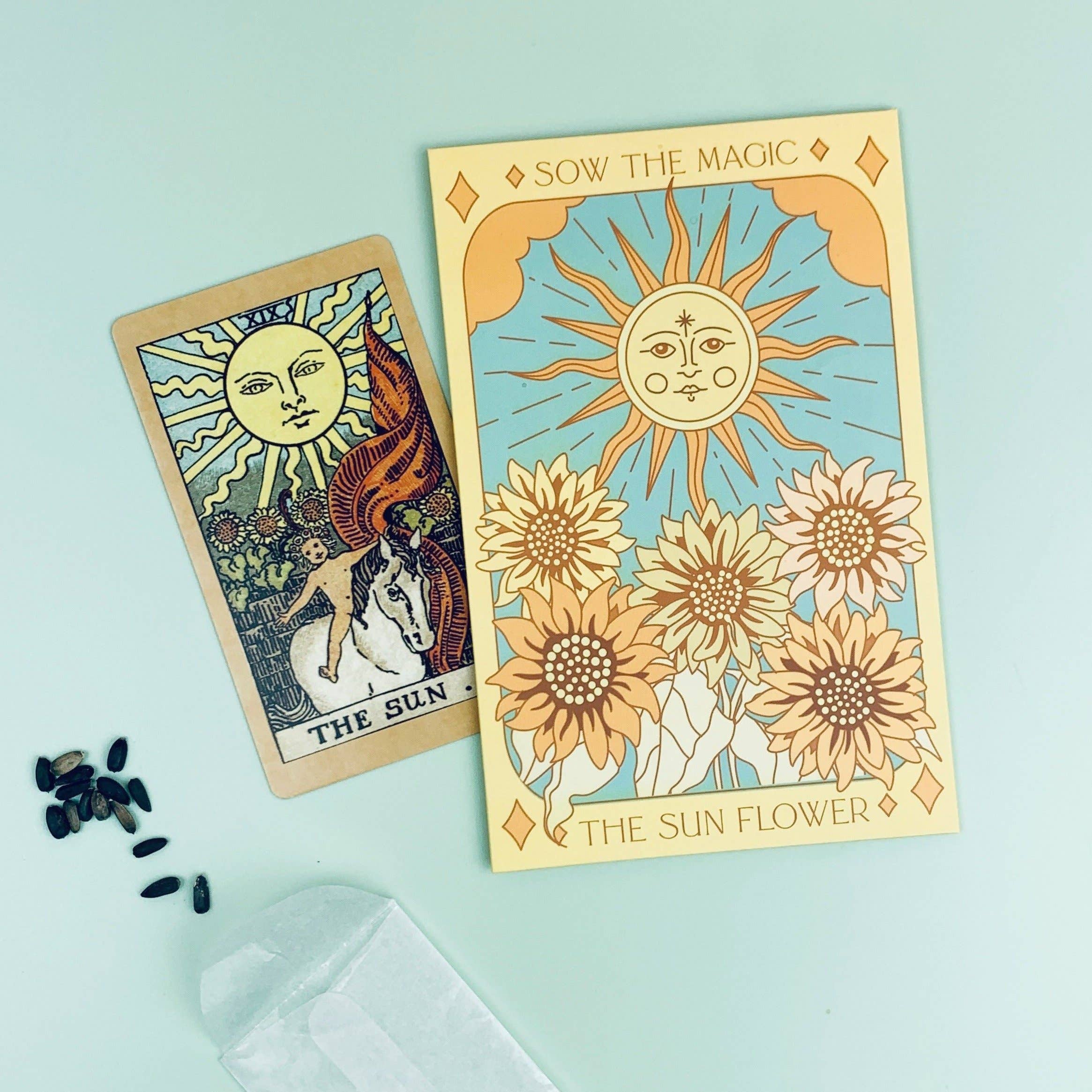 The Sunflower (Ring of Fire) Tarot Garden + Gift Seed Packet - Thumbnail 2