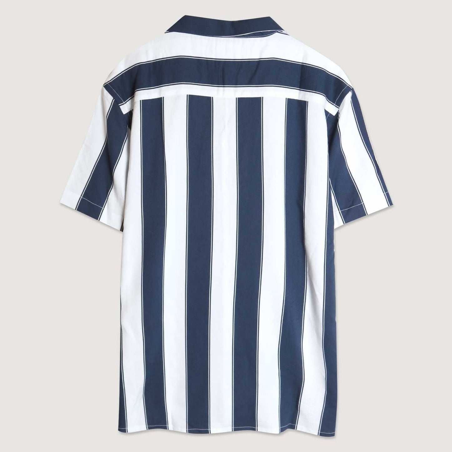 Wide Stripe Camp Shirt