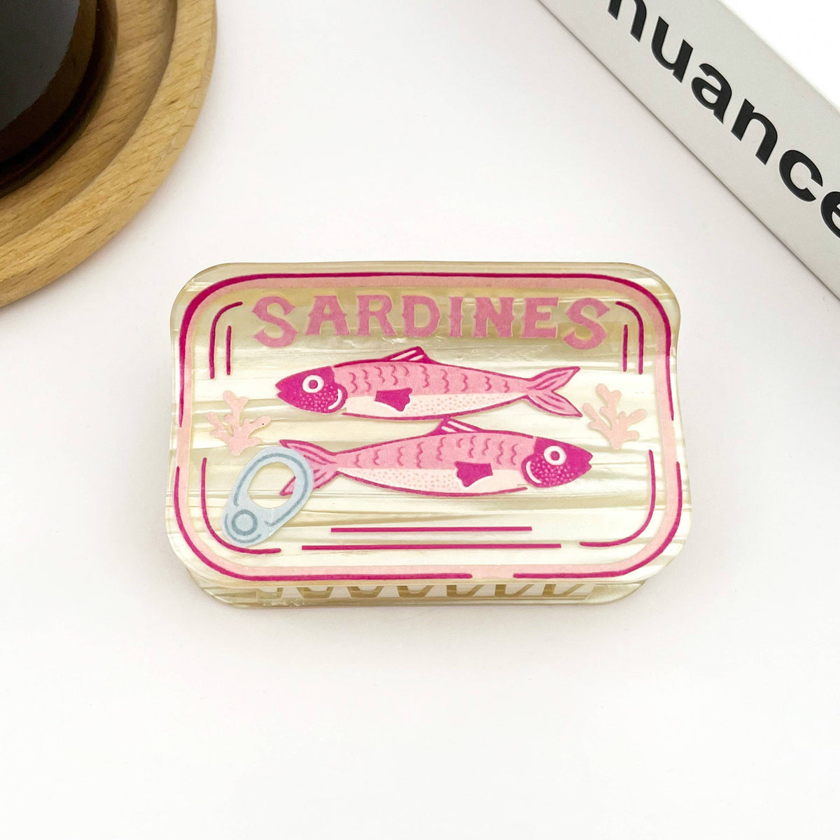 Sardine Can Hair Claw Clip, Creative Fish Tin Hair Clip - The Feral Market