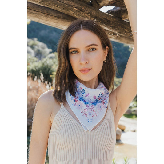 Blissful Bloom Floral Bandana