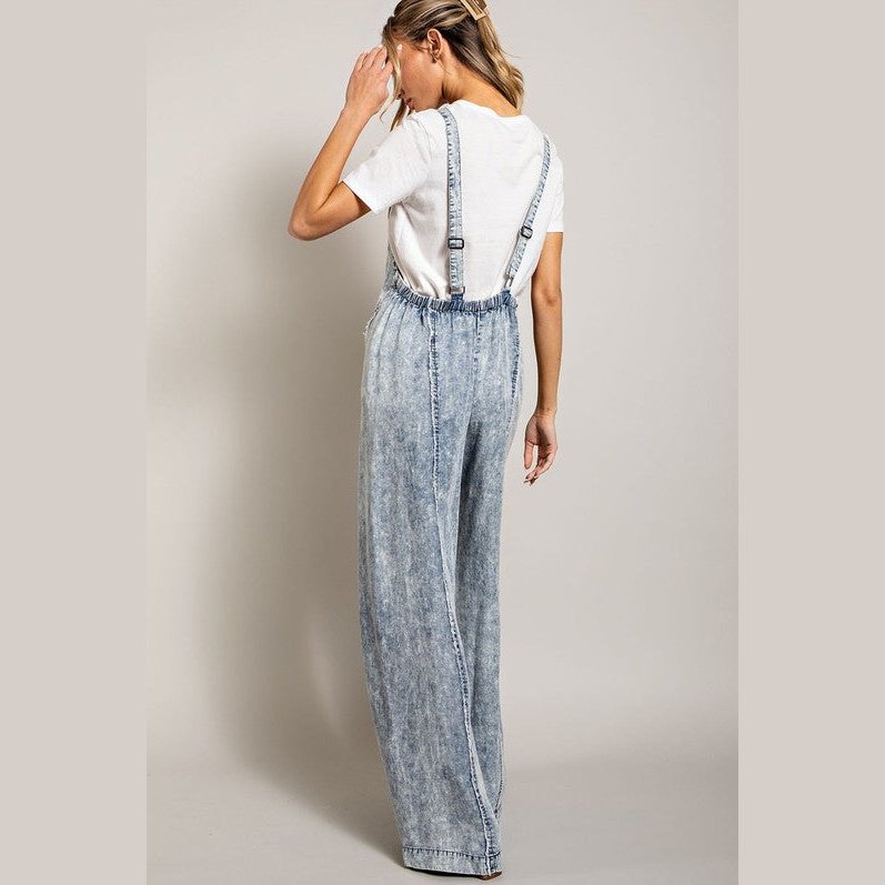 Denali Washed Tencel Jumpsuit Overalls